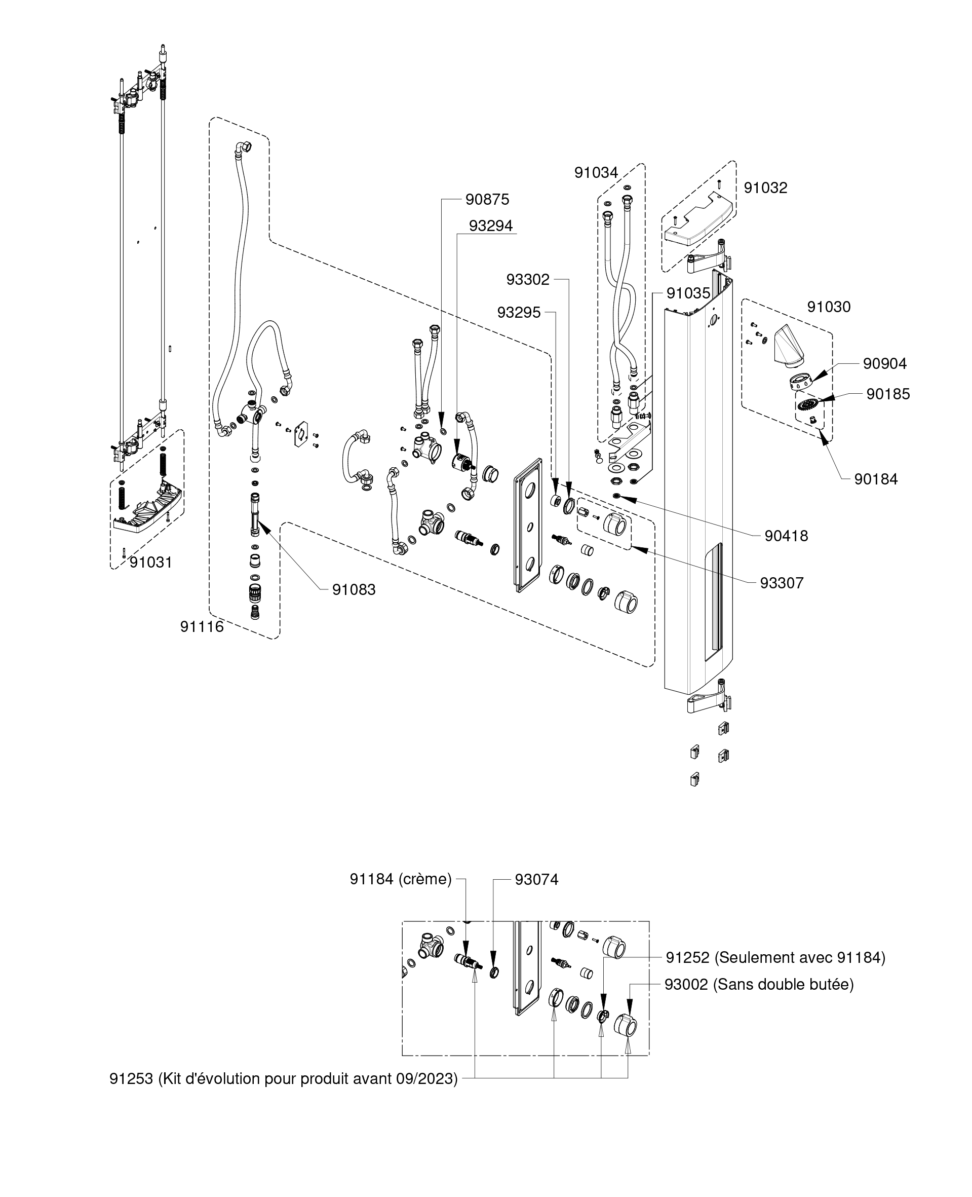 Vue eclatee